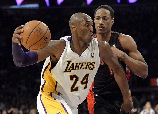 Kobe Bryant return dimmed as the LA Lakers fall to the Toronto Raptors